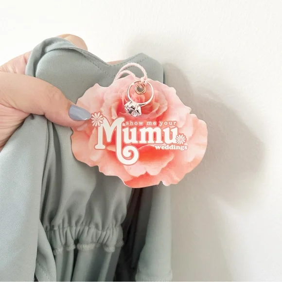 Show Me Your Mumu Kendall Maxi Dress in Silver Sage Crisp XXS NWT - Picture 10 of 13